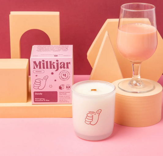 Milk Jar Candle - Dandy