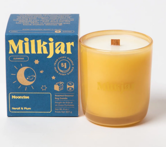 Milk Jar Candle - Moonrise